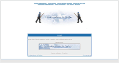 Desktop Screenshot of independance-quebec.com
